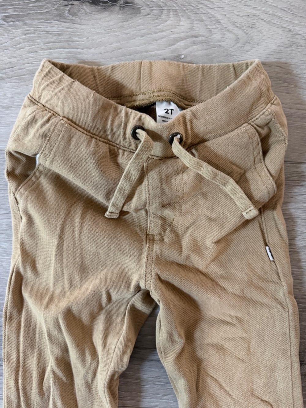 Little Sleepies Khaki Joggers - 2T